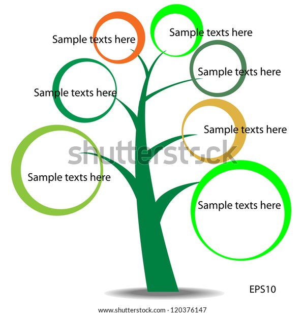 Color Tree Symbol Tree Iconbusiness Icontexts Stock Vector (Royalty ...