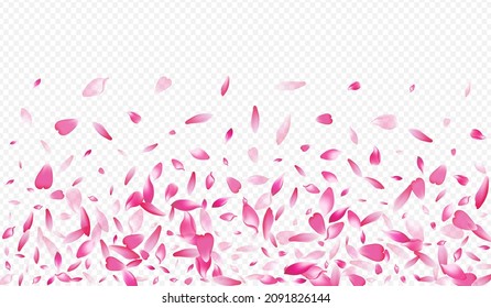 Color Tree Vector Transparent Background. Cherry Beauty Texture. Lotus Wind Banner. Leaf Valentine Template. Light Heart Down Pattern.