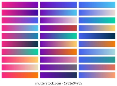 Color trend gradient pallete  An example color palette  Forecast the future color trend  Neutral color  Vector graphics  Eps 10 