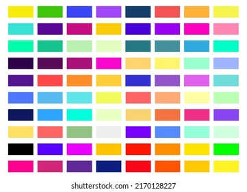 Color trend. Modern pallete of flat design. An example of a color palette. Forecast of the future color trend. Neutral color. Vector graphics. Eps 10.