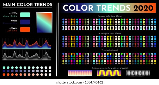 Color trends 2020  An example color palette 