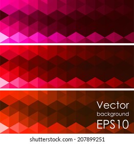 Color triangle background