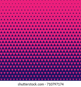 Color Triangle Halftone Background