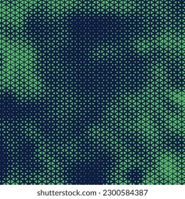 Color triangle halftone background. Triangle black and grey color halftone geometric background pattern.