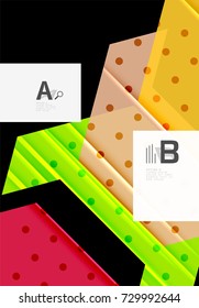 Color triangles background, modern geometric abstract background