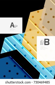 Color triangles background, modern geometric abstract background