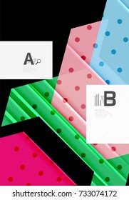 Farbdreiecke, Hintergrund, moderner, abstrakter geometrischer Hintergrund