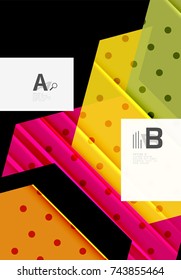 Fondo de los triángulos de color, fondo abstracto geométrico moderno