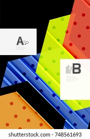 Farbdreiecke, Hintergrund, moderner, abstrakter geometrischer Hintergrund