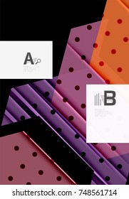 Color triangles background, modern geometric abstract background