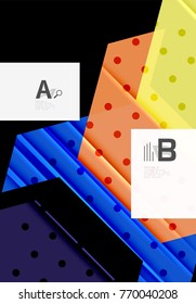 Farbdreiecke, Hintergrund, moderner, abstrakter geometrischer Hintergrund