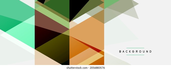 Color triangles composition, geometric abstract background. Techno or business concept, pattern for wallpaper, banner, background, landing page