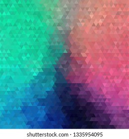 color triangles geometric design.  abstract vector illustration. polygonal style 