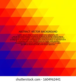 color triangular background. modern colorful background for presentations