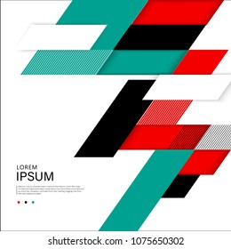 Color triangular geometric background vector EPS10