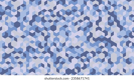Color Triangular Low Polygonal Background