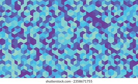 Color Triangular Low Polygonal Background