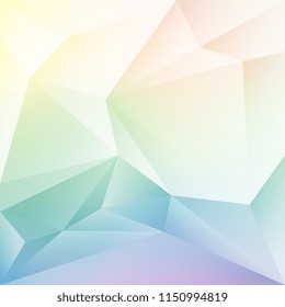 color triangulated background. gradient mesh with triangles vector illustration