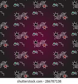 color tribal pattern