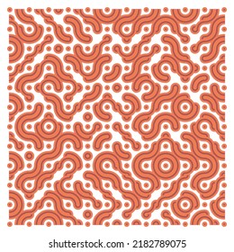 Color truchet tiling connections illustration