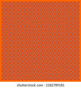 Color truchet tiling connections illustration