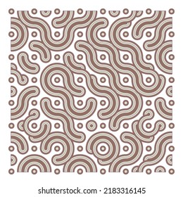 Color truchet tiling connections illustration