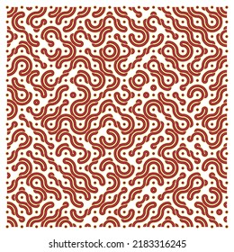 Color truchet tiling connections illustration