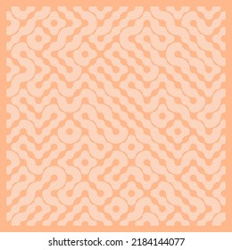 Color truchet tiling connections illustration