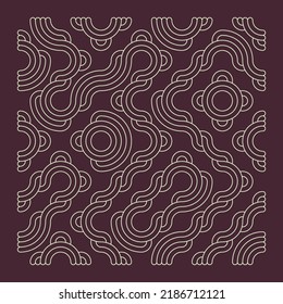 Color truchet tiling connections illustration