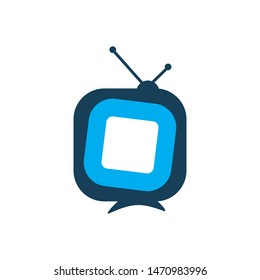 color tv art logo design