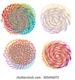 Color twirls