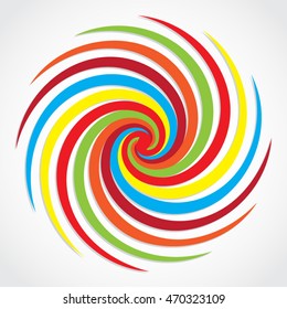 color twister design element
