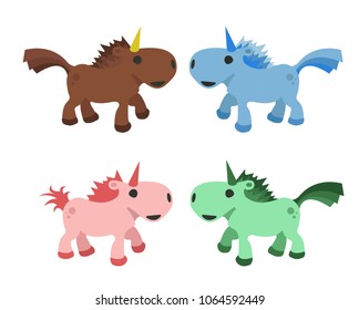 Color unicorns set