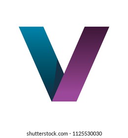 color v logo