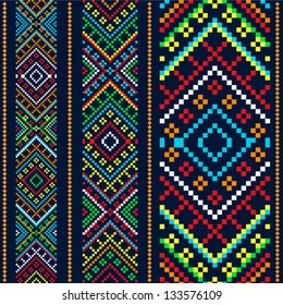 Color variants ethnic ornament