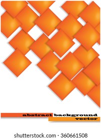 color vector background with gradient orange squares