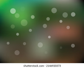 color vector background image with light bubble dots