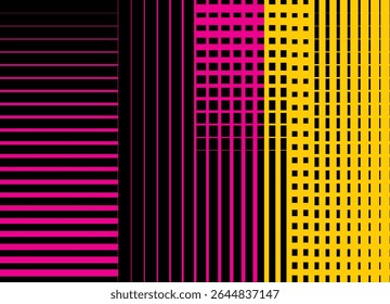 Color vector background. Modern pattern of lines. Neoconstructivism. For covers, interior, packaging, textiles, posters. stripes. Abstract skyscrapers, windows. architecture. Rectangles