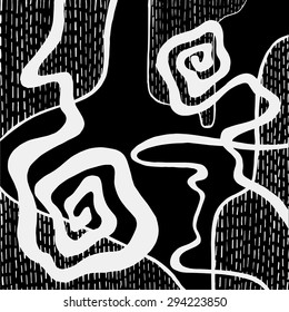 Color vector background. Pattern with meander. Ethnic abstract pattern.