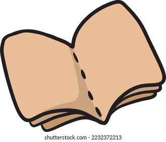 Color vector book illustration notebook