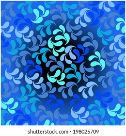 color vector bright leaves background