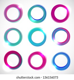 Color vector circles