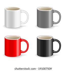 color vector cup object drink ceramic