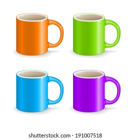color vector cup object drink ceramic