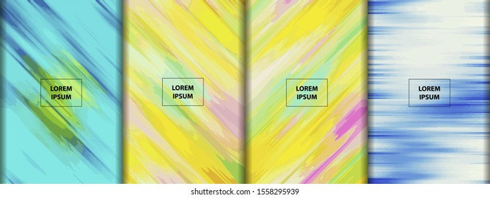 Color vector fluid flow abstract blur background. Template for your design, banner, flyer, wallpaper, brochure, smartphone screen, mobile app