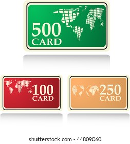 the color vector gift and bonus cards