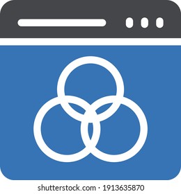 color vector glyph color icon