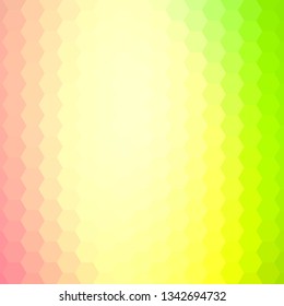 color vector hexagon background. 