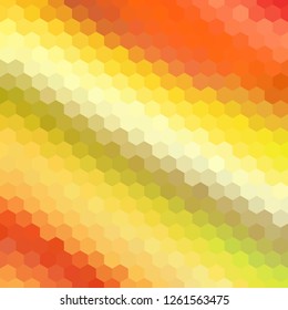 color vector hexagons. abstract background. layout for advertising