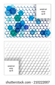 color vector hexagons shapes backgrounds